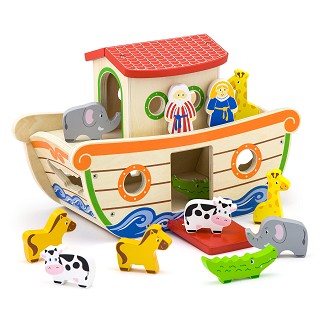 Noah's ark shape sorter